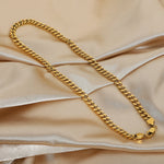 Gold Plated Stainless Steel Necklace