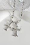 Cross Pendant Stainless Steel Necklace