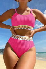 Women's Beach High Waist Bikini Set