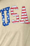 USA Flag Dropped Shoulder Sweatshirt
