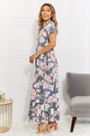 In Bloom Floral Tiered Maxi Dress